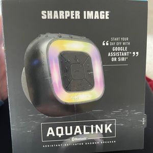 Sharper Image Aqualink shower speaker